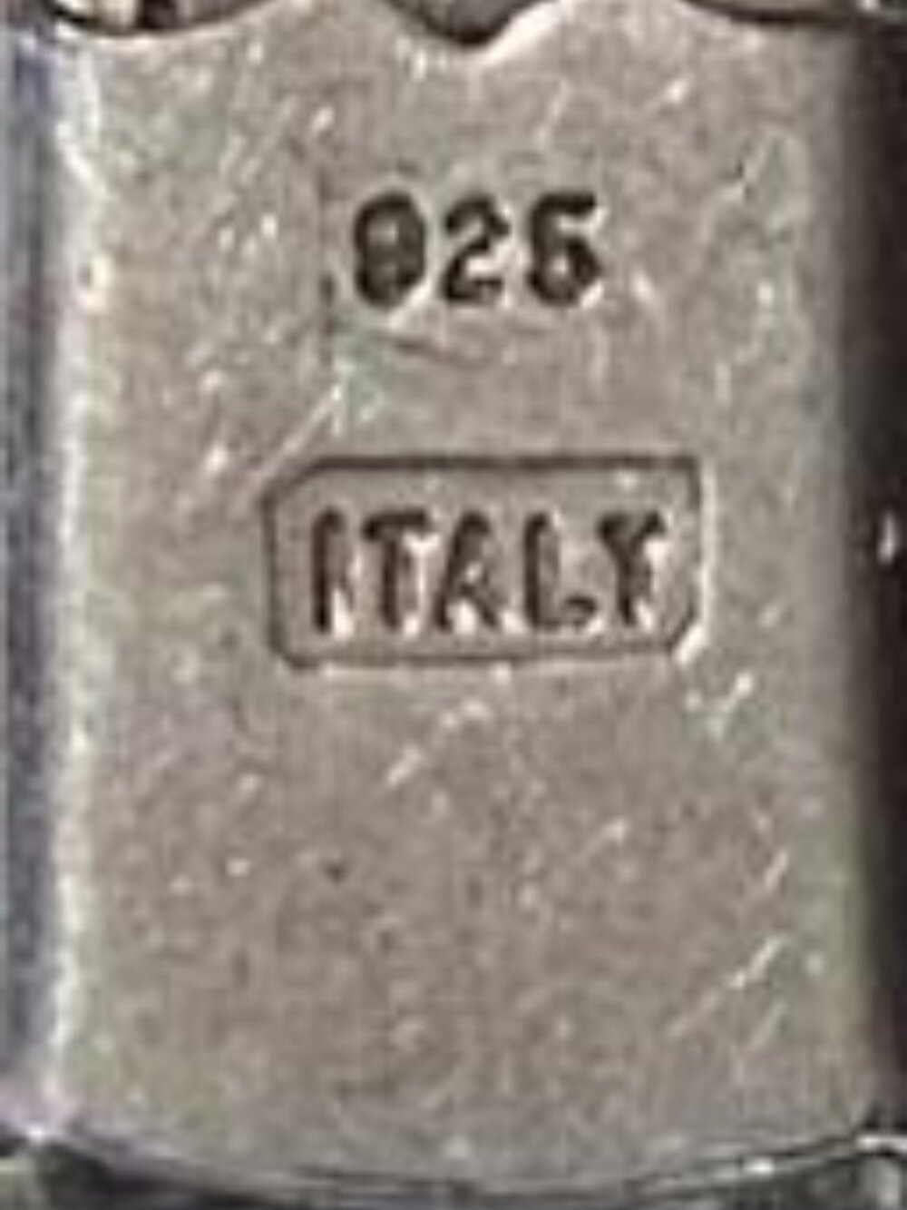 ITALY STERLING 42 GR. CLASSIC OMEGA 3/8" WIDE 16" L. NECKLACE 51 - Picture 5 of 5